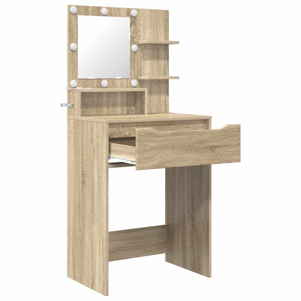 Tavoli da Trucco per Camera da Letto con cassetto Rovere Sonoma 888989