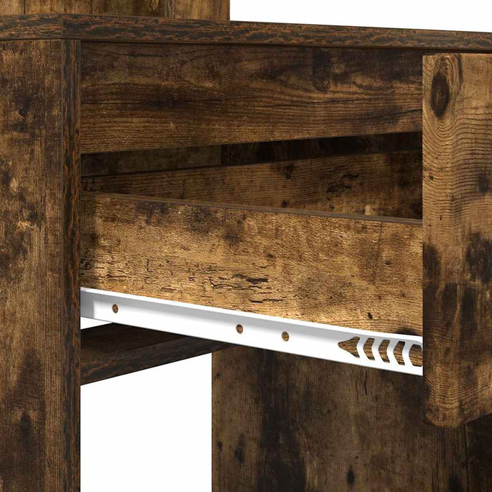 Tavoli da Trucco per Camera da Letto con cassetto Rovere fumé 888992