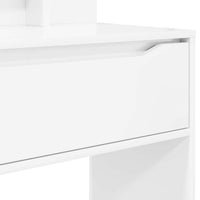 Tavoli da Trucco per Camera da Letto con cassetto Bianco Lucido 889001