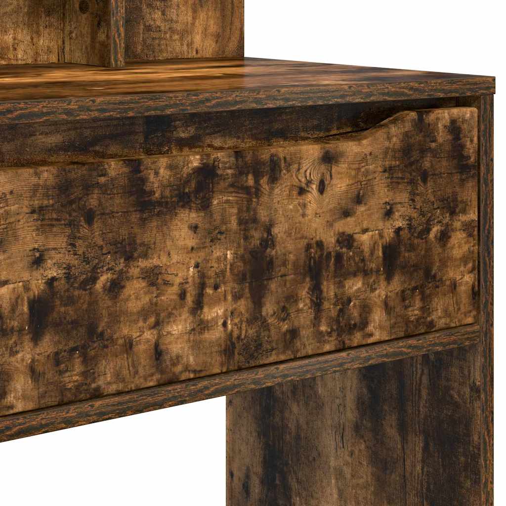 Tavoli da Trucco per Camera da Letto con cassetto Rovere fumé 889002