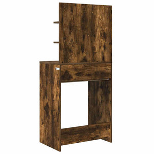Tavoli da Trucco per Camera da Letto con cassetto Rovere fumé 889002