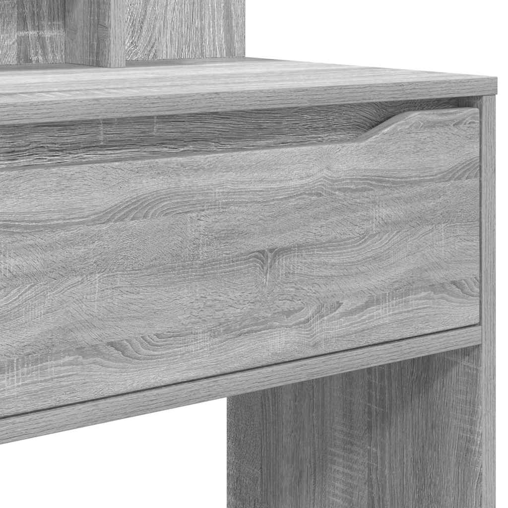 Tavoli da Trucco per Camera da Letto con cassetto Grigio Sonoma 889003