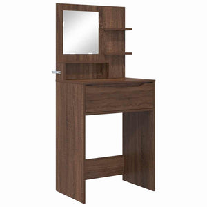 Tavoli da Trucco per Camera da Letto Rovere Marrone 889004