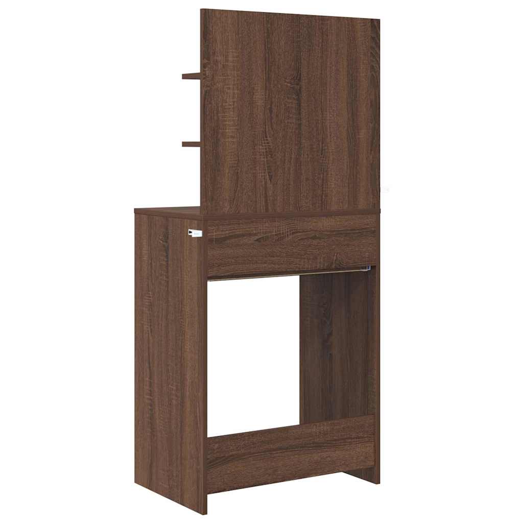 Tavoli da Trucco per Camera da Letto Rovere Marrone 889004