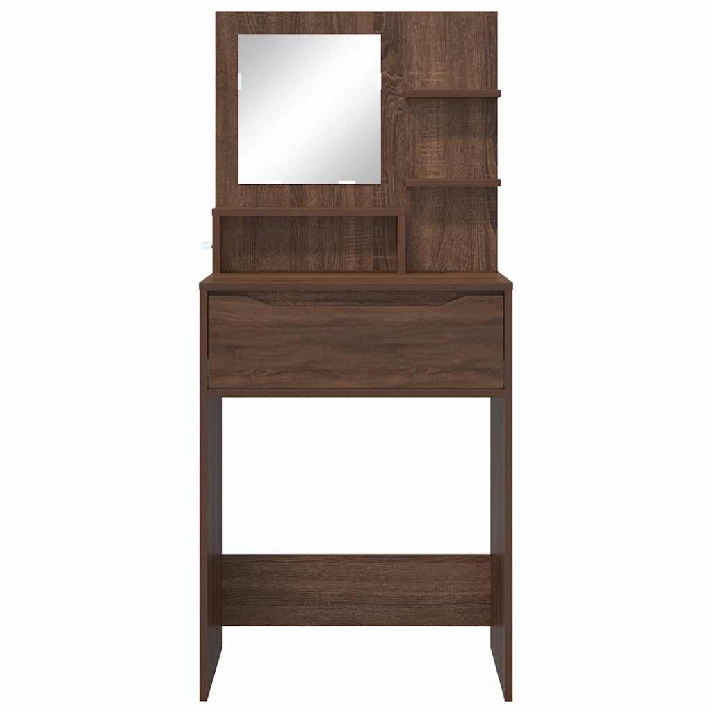 Tavoli da Trucco per Camera da Letto Rovere Marrone 889004
