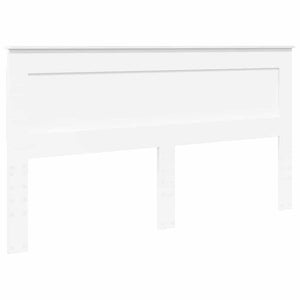 Testiera con testiera Bianco 200 cm Legno multistrato 887417