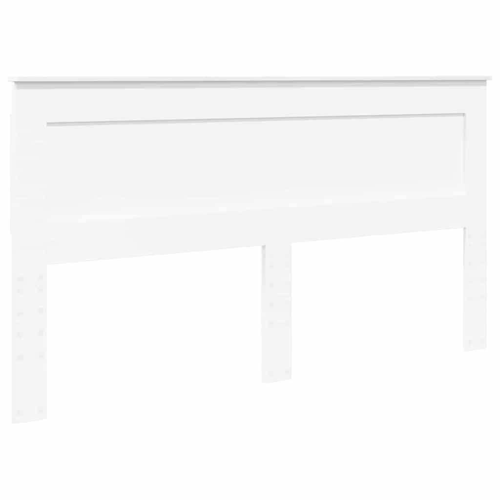 Testiera-Testata-Testiera Decorativa Bianco 200 cm Legno multistrato 247807
