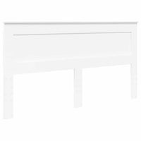 Testiera-Testata-Testiera Decorativa Bianco 200 cm Legno multistrato 247807