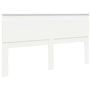 Testiera-Testata-Testiera Decorativa Bianco 200 cm Legno multistrato 247807