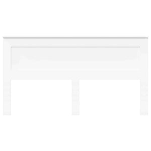 Testiera con testiera Bianco 180 cm Legno multistrato 887425