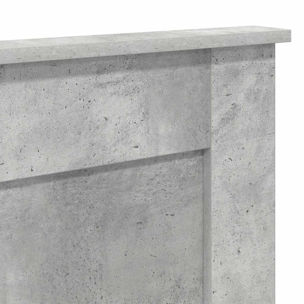 Testiera-Testata-Testiera Decorativa Grigio cemento 180 cm Legno multistrato 168662