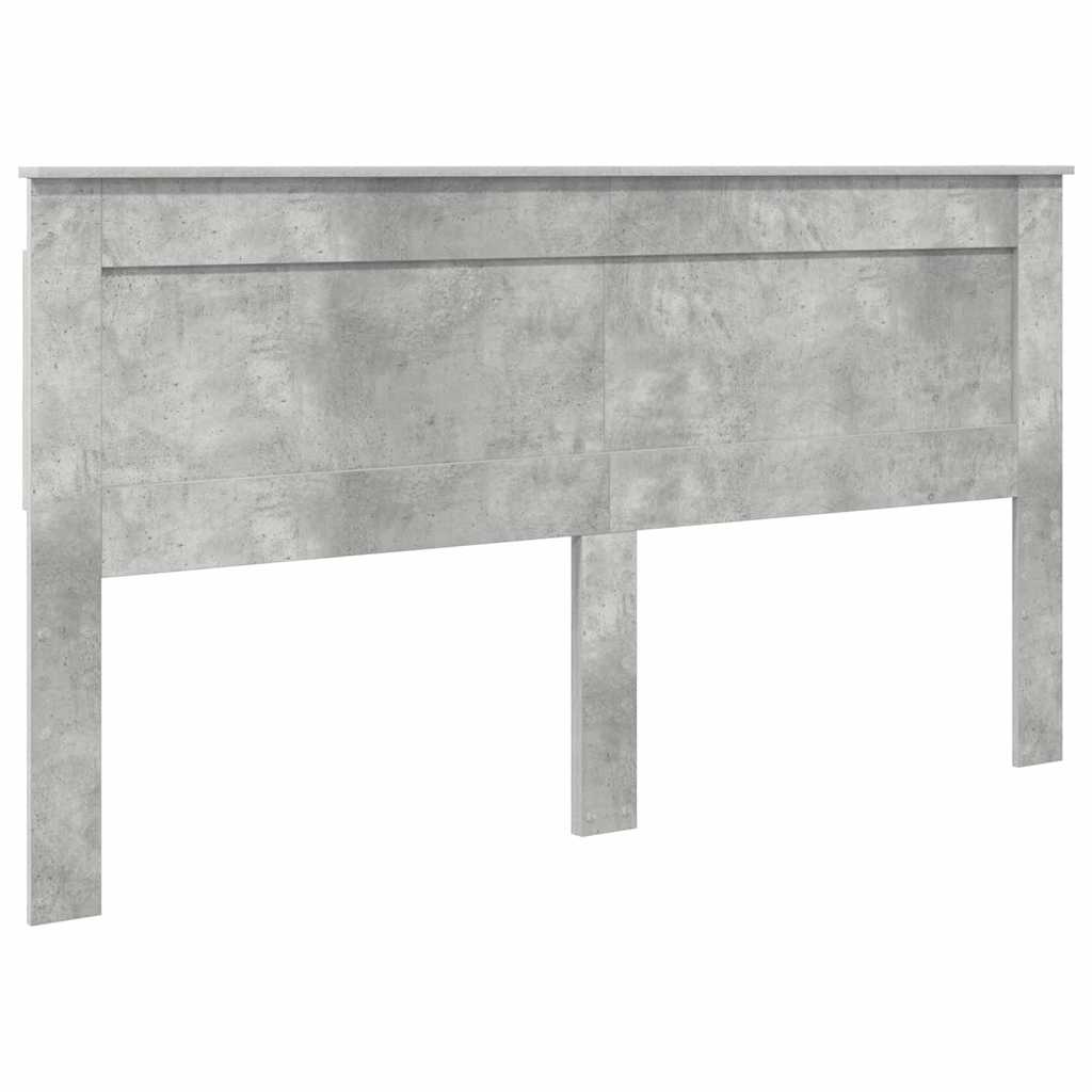 Testiera-Testata-Testiera Decorativa Grigio cemento 180 cm Legno multistrato 168662