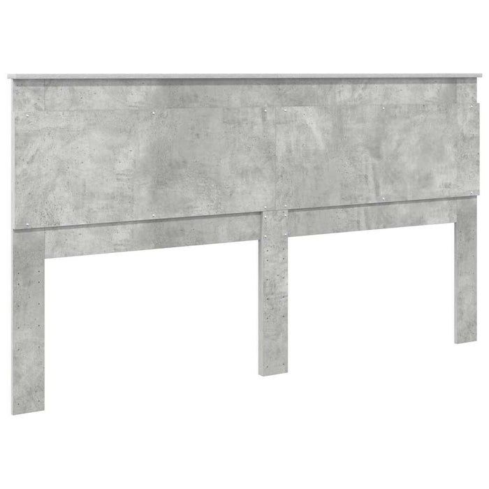 Testiera-Testata-Testiera Decorativa Grigio cemento 180 cm Legno multistrato 168662