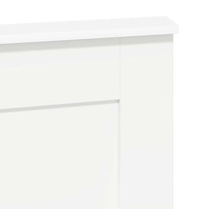 Testiera con testiera Bianco 160 cm Legno multistrato 887433