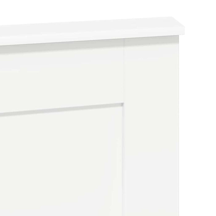 Testiera con testiera Bianco 160 cm Legno multistrato 887433