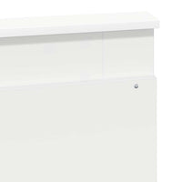 Testiera con testiera Bianco 160 cm Legno multistrato 887433