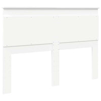 Testiera con testiera Bianco 160 cm Legno multistrato 887433