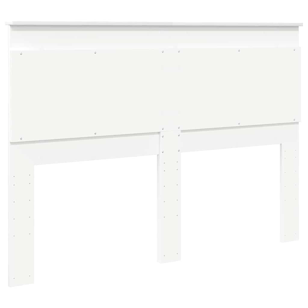 Testiera-Testata-Testiera Decorativa Bianco 160 cm Legno multistrato 356473