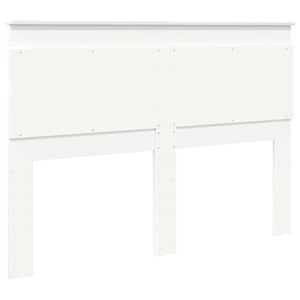 Testiera-Testata-Testiera Decorativa Bianco 160 cm Legno multistrato 356473