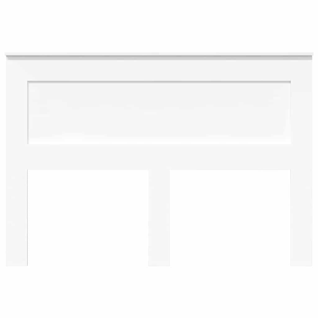 Testiera con testiera Bianco 160 cm Legno multistrato 887433