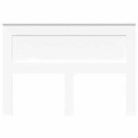 Testiera con testiera Bianco 160 cm Legno multistrato 887433