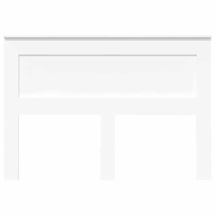 Testiera con testiera Bianco 160 cm Legno multistrato 887433