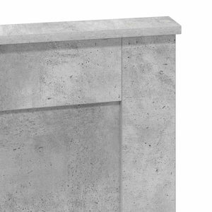 Testiera-Testata-Testiera Decorativa Grigio cemento 160 cm Legno multistrato 112252