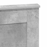 Testiera-Testata-Testiera Decorativa Grigio cemento 150 cm Legno multistrato 606905
