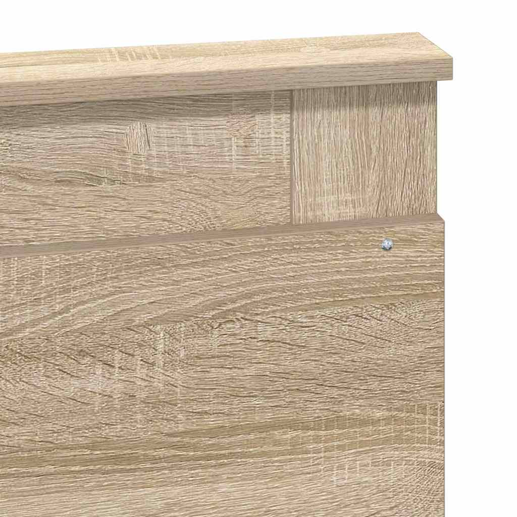 Testiera-Testata-Testiera Decorativa Grigio cemento 140 cm Legno multistrato 466568
