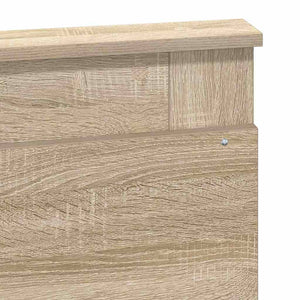 Testiera-Testata-Testiera Decorativa Grigio cemento 140 cm Legno multistrato 466568