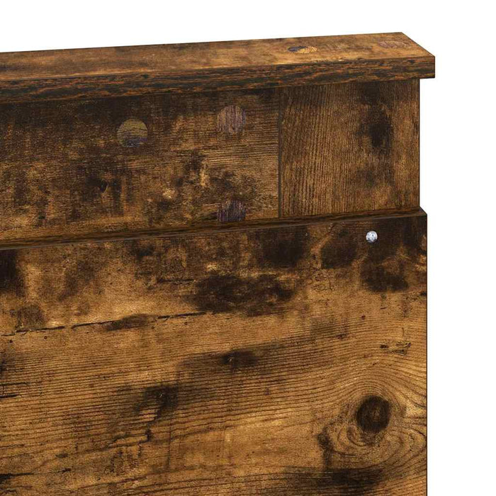 Testiera-Testata-Testiera Decorativa Rovere fum¨¦ 135 cm Legno multistrato 244102