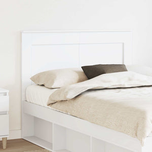 Testiera con testiera Bianco 120 cm Legno multistrato 887465