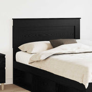 Testiera con testiera Rovere Nero 120 cm Legno multistrato 887466