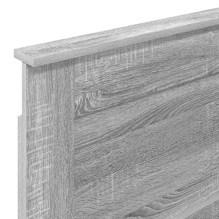 Testiera-Testata-Testiera Decorativa Grigio Sonoma 100 cm Legno multistrato 184078