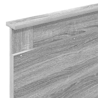 Testiera-Testata-Testiera Decorativa Grigio Sonoma 100 cm Legno multistrato 184078