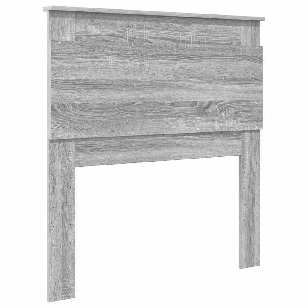 Testiera-Testata-Testiera Decorativa Grigio Sonoma 100 cm Legno multistrato 184078