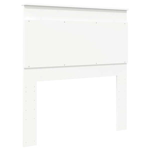Testiera-Testata-Testiera Decorativa Bianco 90 cm Legno multistrato 239208