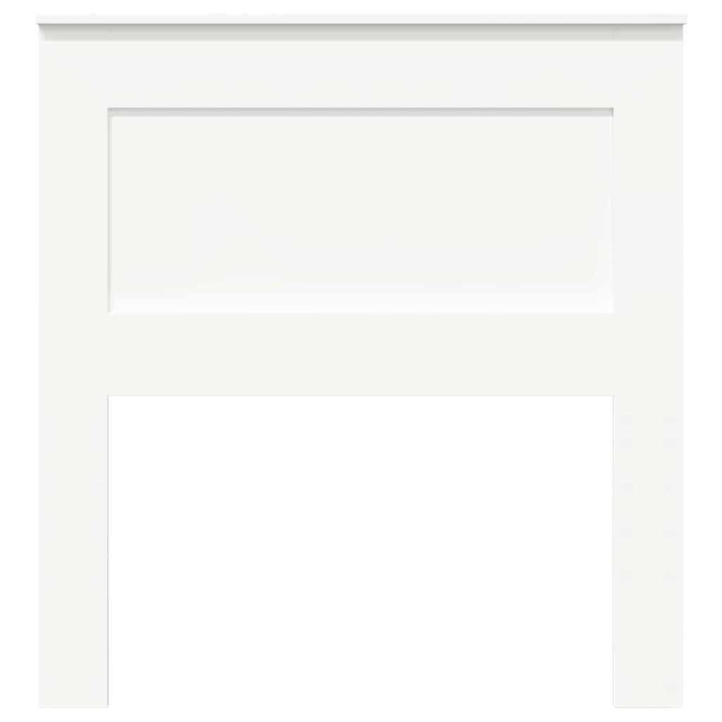 Testiera-Testata-Testiera Decorativa Bianco 90 cm Legno multistrato 239208