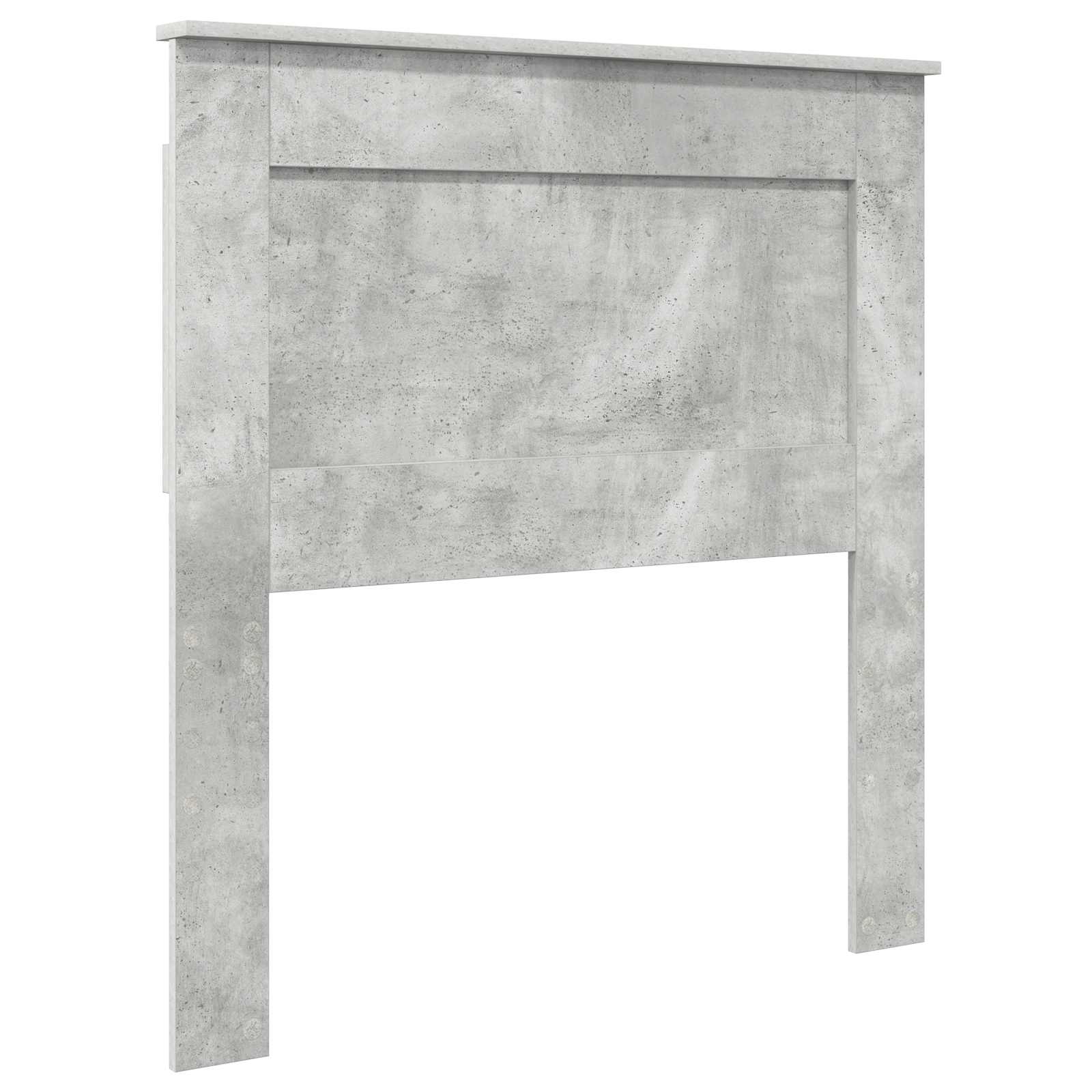 Testiera con testiera Grigio cemento 80 cm Legno multistrato 887492
