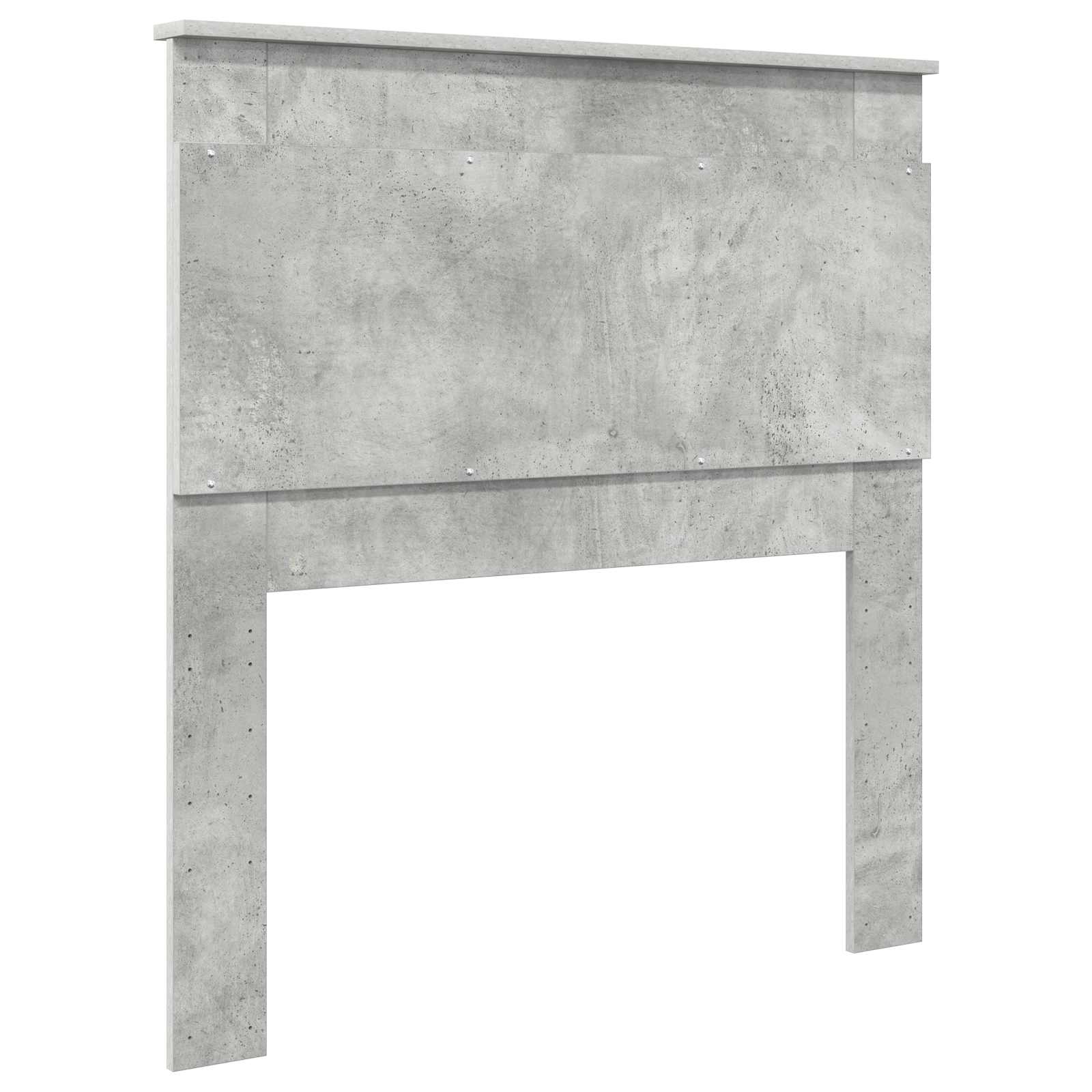 Testiera con testiera Grigio cemento 80 cm Legno multistrato 887492