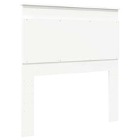 Testiera-Testata-Testiera Decorativa Bianco 75 cm Legno multistrato 637671