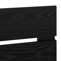 Testiera con testiera Rovere Nero 200 cm Legno multistrato 887506