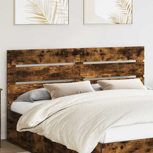 Testiera-Testata-Testiera Decorativa Rovere fum¨¦ 200 cm Legno multistrato 544811