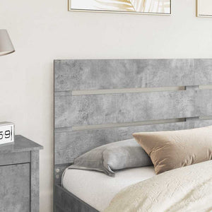 Testiera-Testata-Testiera Decorativa Grigio cemento 180 cm Legno multistrato 383655