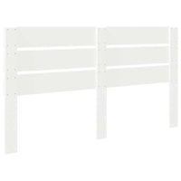 Testiera con testiera Bianco 160 cm Legno multistrato 887521