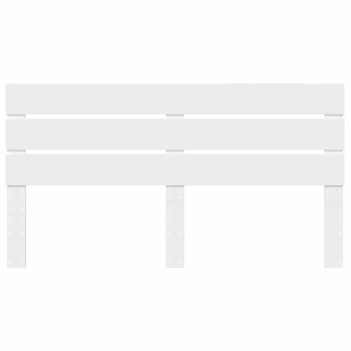 Testiera con testiera Bianco 160 cm Legno multistrato 887521