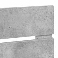 Testiera-Testata-Testiera Decorativa Grigio cemento 160 cm Legno multistrato 344726
