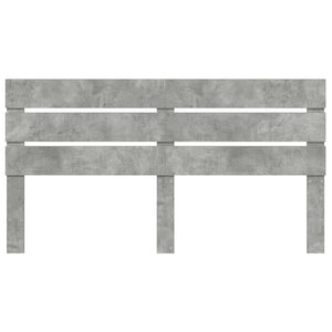 Testiera con testiera Grigio cemento 160 cm Legno multistrato 887524