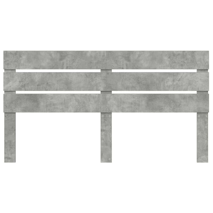 Testiera con testiera Grigio cemento 160 cm Legno multistrato 887524