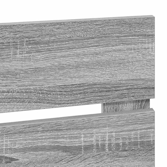 Testiera con testiera Grigio Sonoma 150 cm Legno multistrato 887534